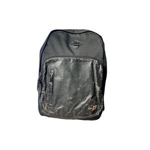 New Era Black Backpack With Red Inside In Fair Condition